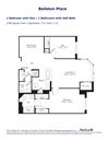 1 Bedroom with Den, 1.5 Bath 1 Bedroom with Den, 1.5 Bath